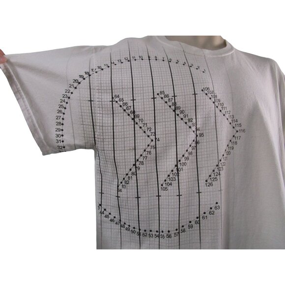 Math Geek Science Nerd Graph Vintage Gildan T Shirt Lg GUC - Picture 2 of 13